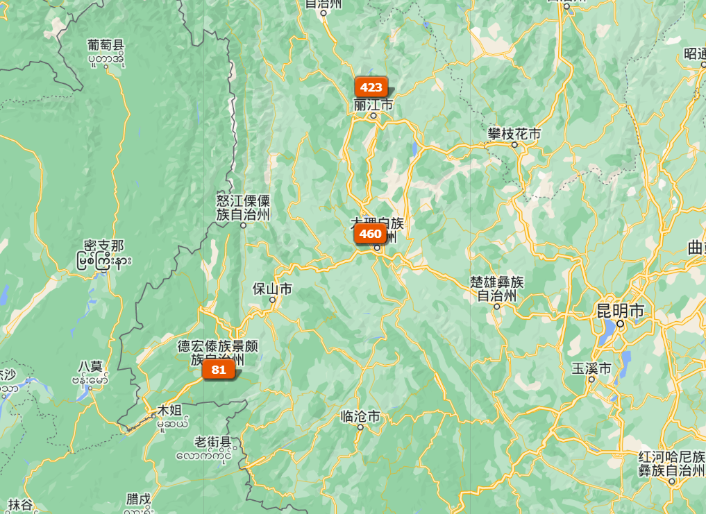 照片GPS分布
