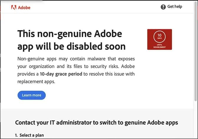 [Adobe]Your Adobe app is not genuine解决方案-Clash版